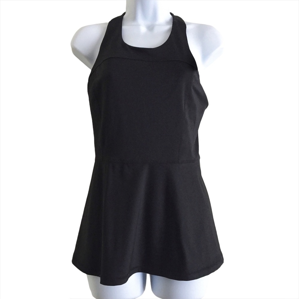 KENZIE Performance Racerback Peplum Athlet…
